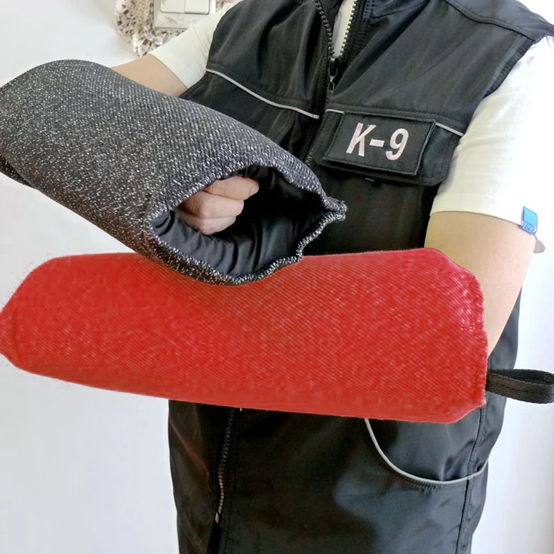 Interactive Squeaky Plush Dog Toy - 강아지 물고 상호 작용하는 훈련 슬리브,