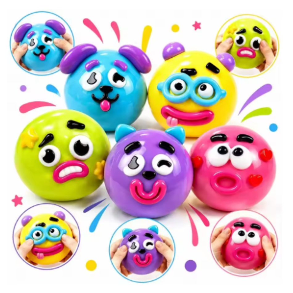 Dog Toys - 블라인드 박스 스머셔스 큐리오시티즈 도그 페이스