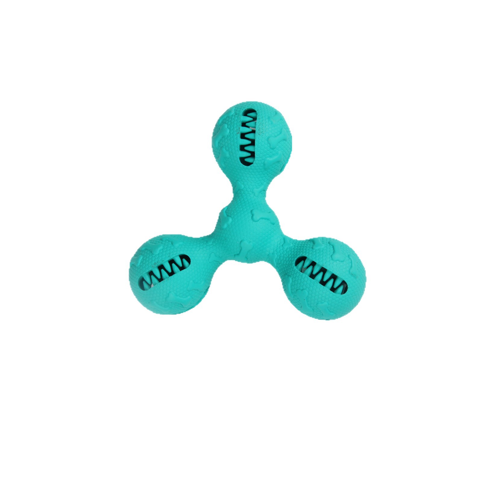 Rubber Treat Dispensing Dog Toy - 고무 간식 배출 장난감, 반려동물 상호작용