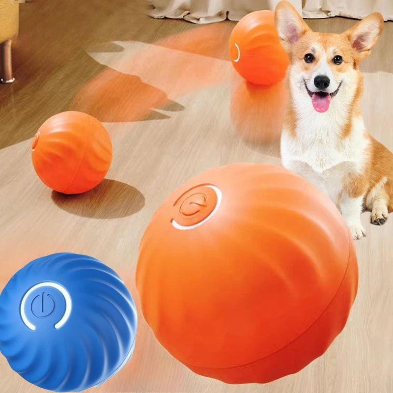 Automatic Moving Dog Ball - @1G-반려동물용 장난감 공, 자동으로 움직이는 강아지