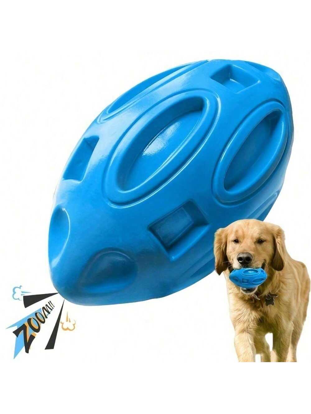 1PC 파괴 불가능한 삑삑이 럭비공 강아지 씹는 장난감 - Indestructible Dog Chew Toy 리뷰 및 가격