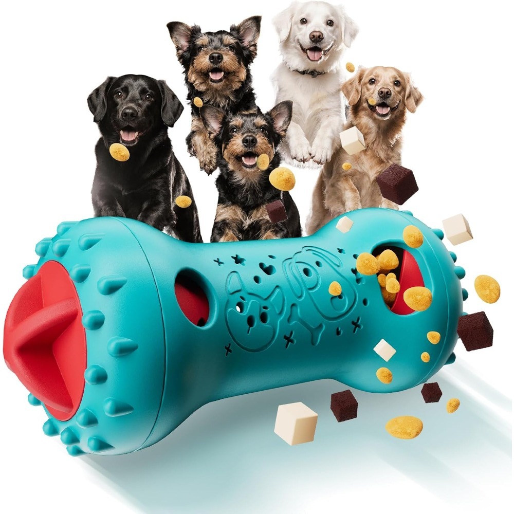 인터랙티브 강아지 장난감, 조절 가능한 간식 배출 장난 - Interactive Squeaky Plush Dog Toy 리뷰 및 가격