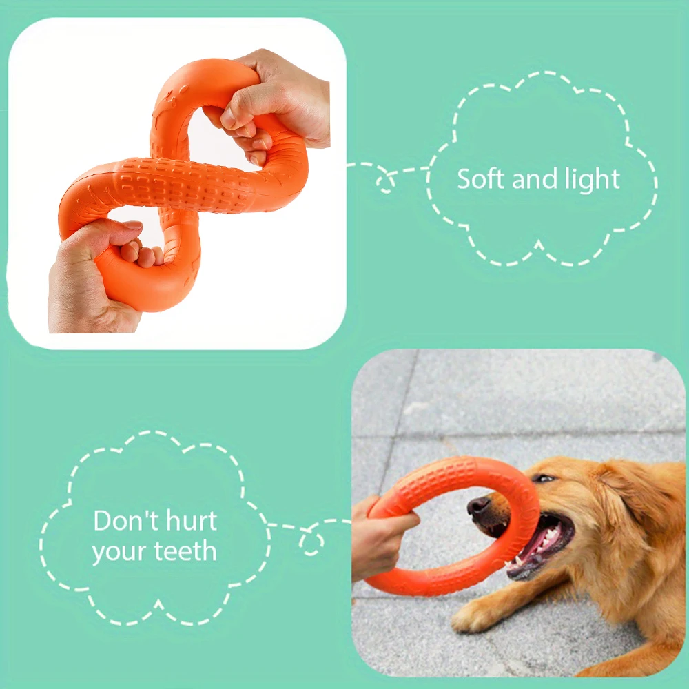 강아지용 훈련 장난감, 야외 스포츠, 플라잉 디스크,  - Flying Disc Dog Training Toy 리뷰 및 가격