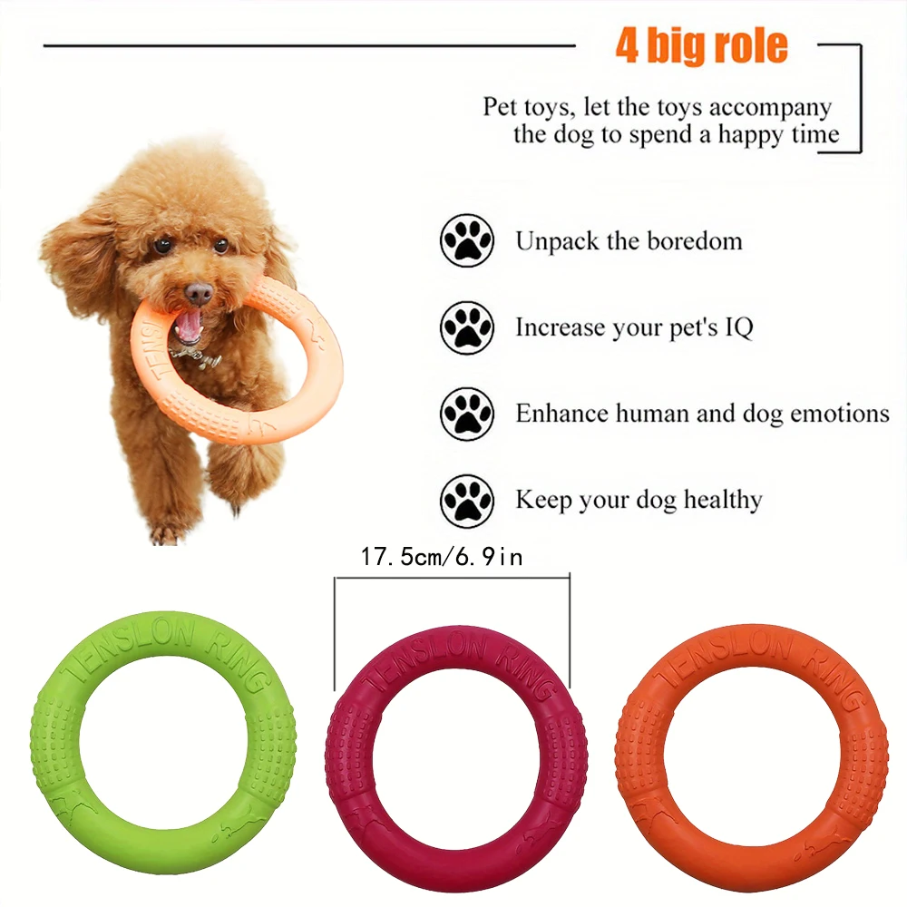 강아지용 훈련 장난감, 야외 스포츠, 플라잉 디스크,  - Flying Disc Dog Training Toy 리뷰 및 가격