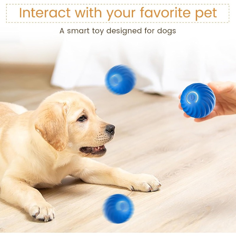 USB 스마트 강아지 인터랙티브 씹는 장난감 공 강아지 - Automatic Moving Dog Ball 리뷰 및 가격