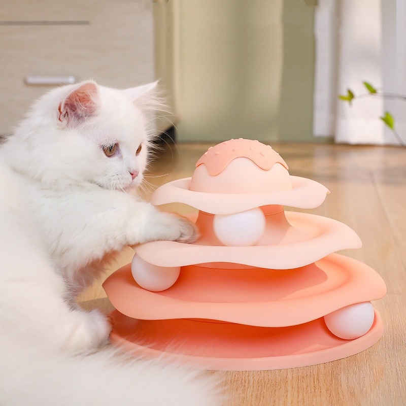볼 스피닝 고양이 장난감, 회전 슬라이드 고양이 장난감 - Interactive Squeaky Plush Dog Toy 리뷰 및 가격
