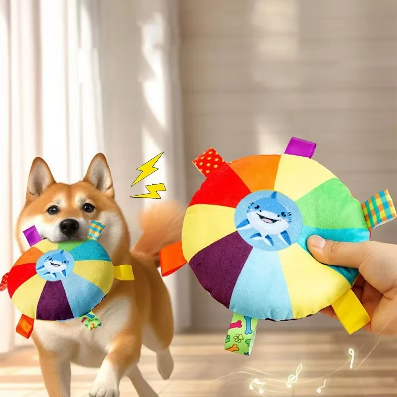 강아지 플러시 장난감 인터랙티브 플라잉 디스크는 물림과 - Flying Disc Dog Training Toy 리뷰 및 가격