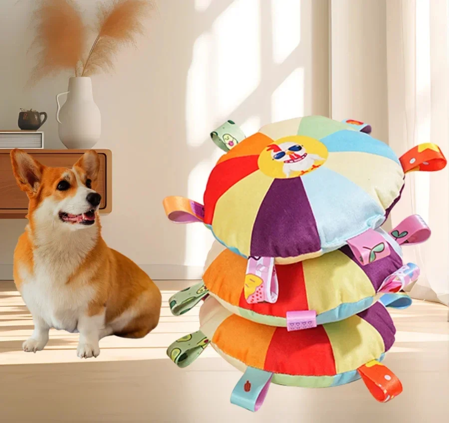 강아지 플러시 장난감 인터랙티브 플라잉 디스크는 물림과 - Flying Disc Dog Training Toy 리뷰 및 가격