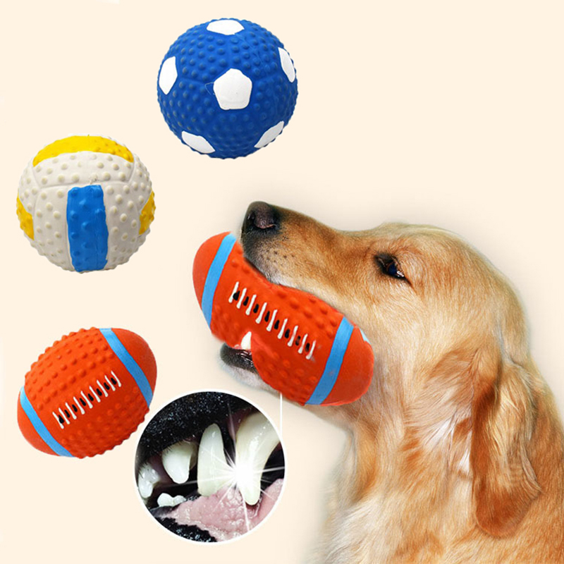 애완 동물 강아지 장난감 라텍스 사운드 트랙 럭비 축구 - Suction Cup Dog Tug Toy 리뷰 및 가격