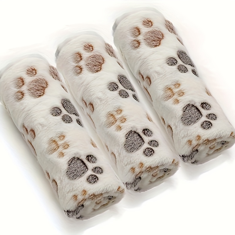 1/3개입 귀여운 애완동물 담요 발바닥 무늬 프린트 강 - Pet Beds 리뷰 및 가격