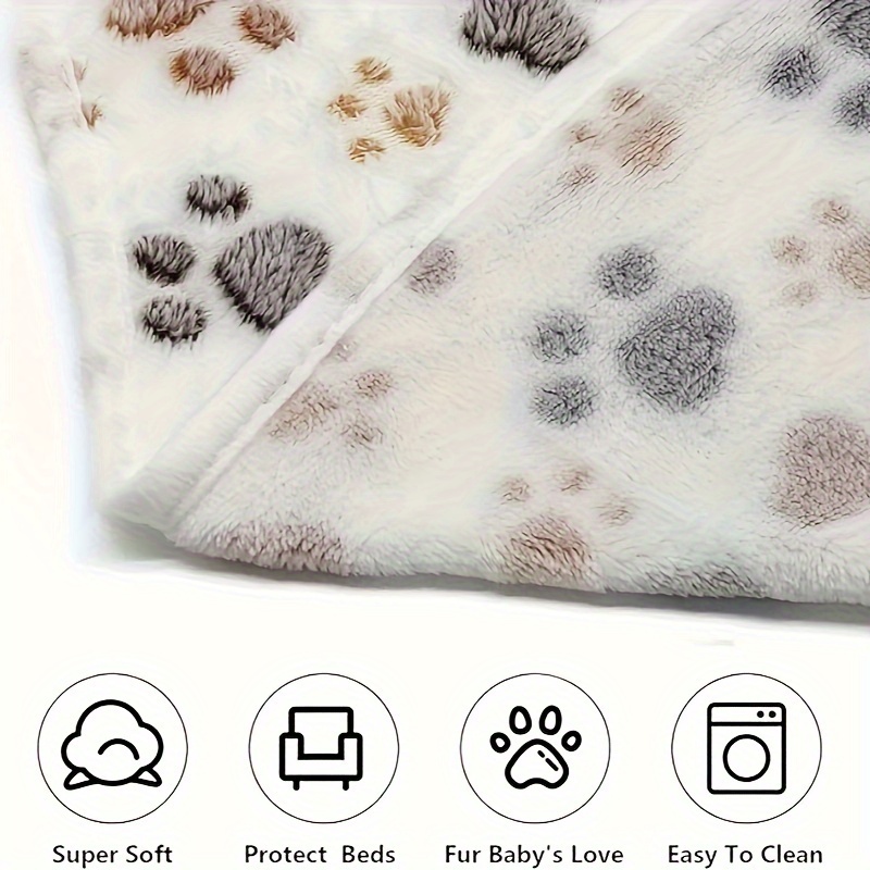 1/3개입 귀여운 애완동물 담요 발바닥 무늬 프린트 강 - Pet Beds 리뷰 및 가격