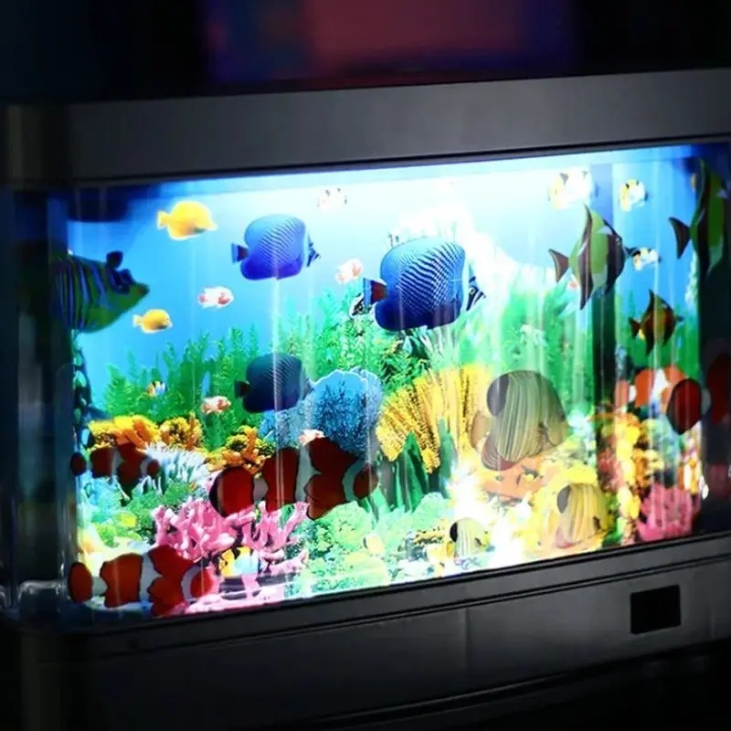 가상 어항 LED 프로젝터 램프, 해양 수족관 열대 야 - Aquarium 리뷰 및 가격
