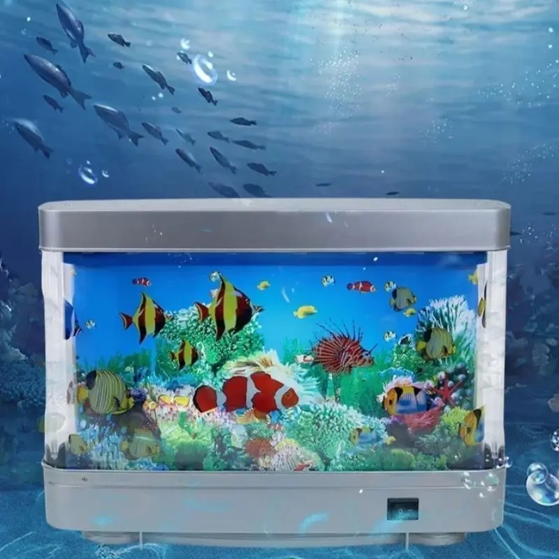 가상 어항 LED 프로젝터 램프, 해양 수족관 열대 야 - Aquarium 리뷰 및 가격
