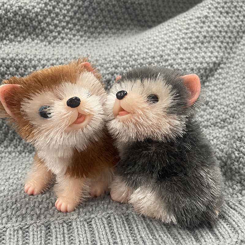 5인치 실리콘 귀여운 미니 동물 강아지 인형 실물 같은 - Interactive Squeaky Plush Dog Toy 리뷰 및 가격