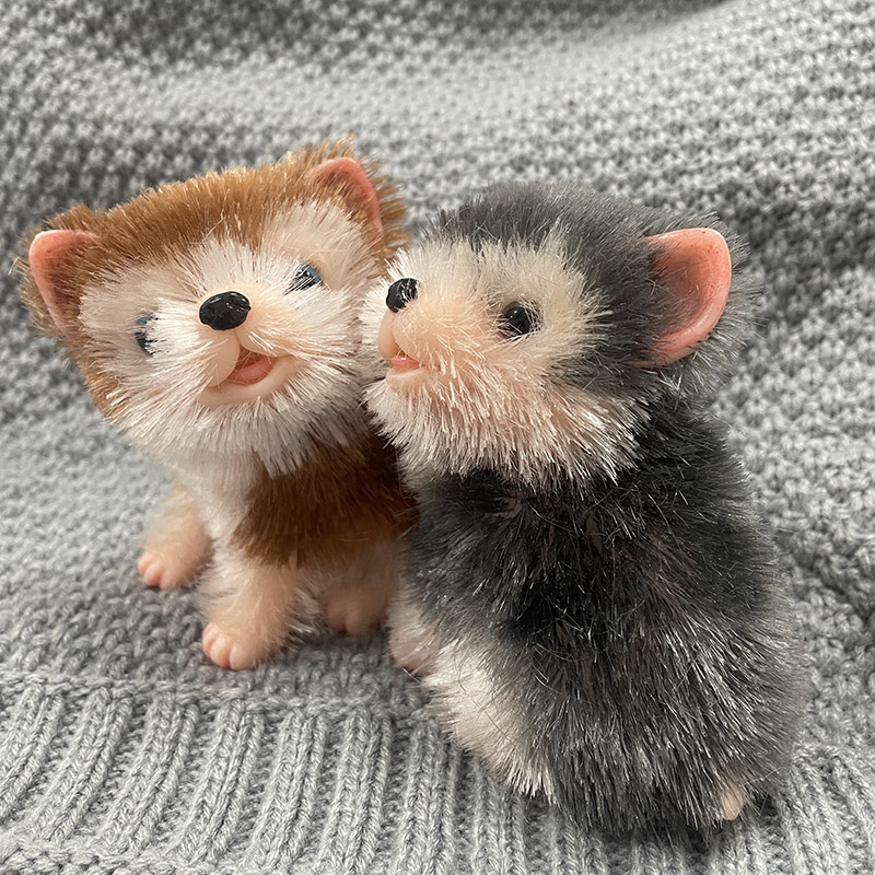 5인치 실리콘 귀여운 미니 동물 강아지 인형 실물 같은 - Interactive Squeaky Plush Dog Toy 리뷰 및 가격