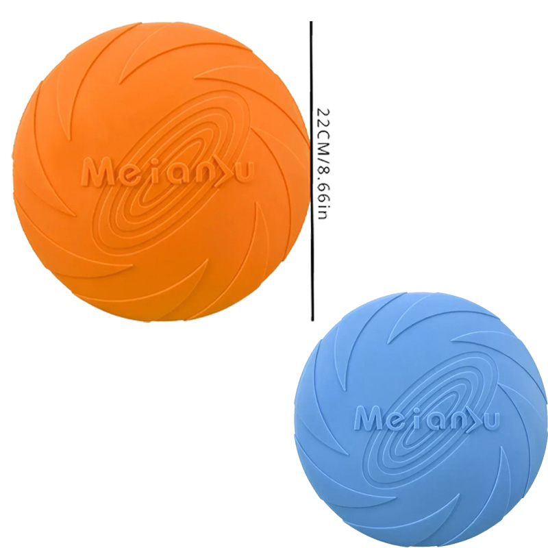 여러 가지 빛깔의 Frisbeed 개 장난감 22cm  - Flying Disc Dog Training Toy 리뷰 및 가격