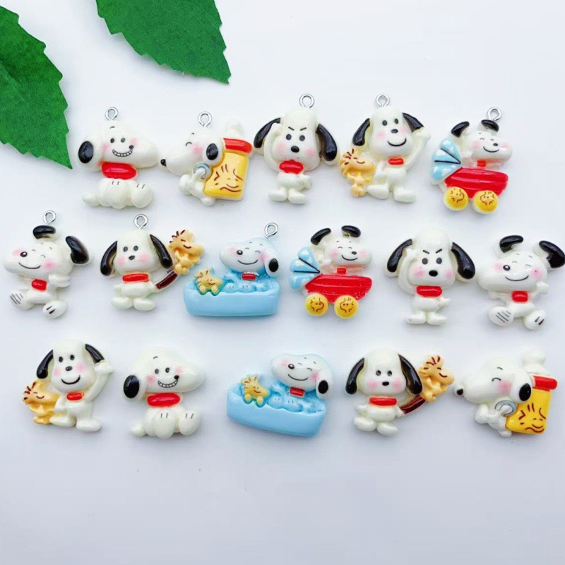 12개 레진 만화 강아지 펜던트, DIY 쥬얼리 제작  - Dog Toys 리뷰 및 가격