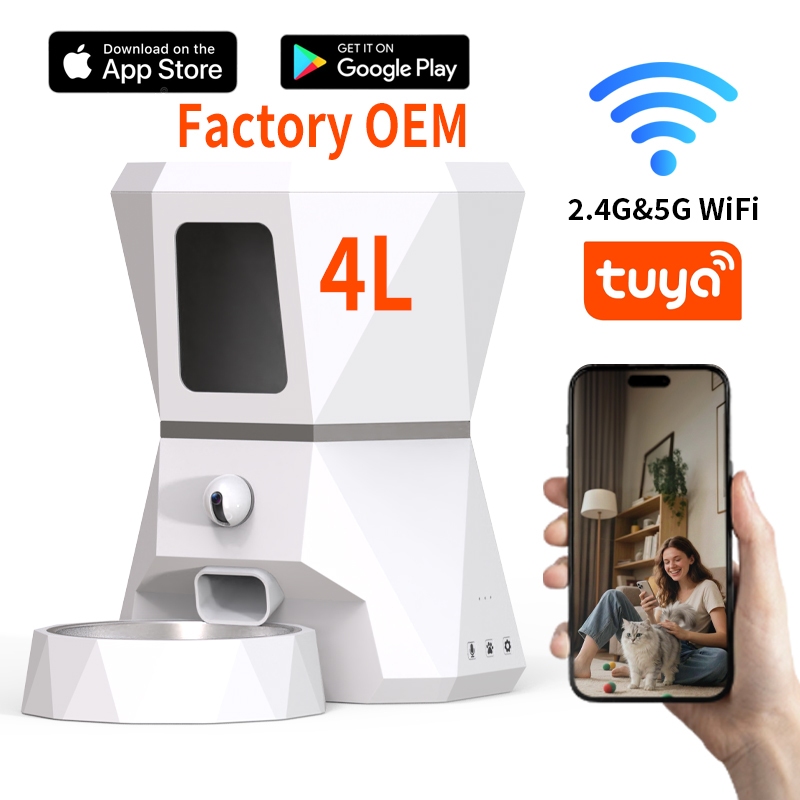 최고급 4L 투야 앱 제어 WIFI 타이머 설정 고양이 - Pet Feeders 리뷰 및 가격