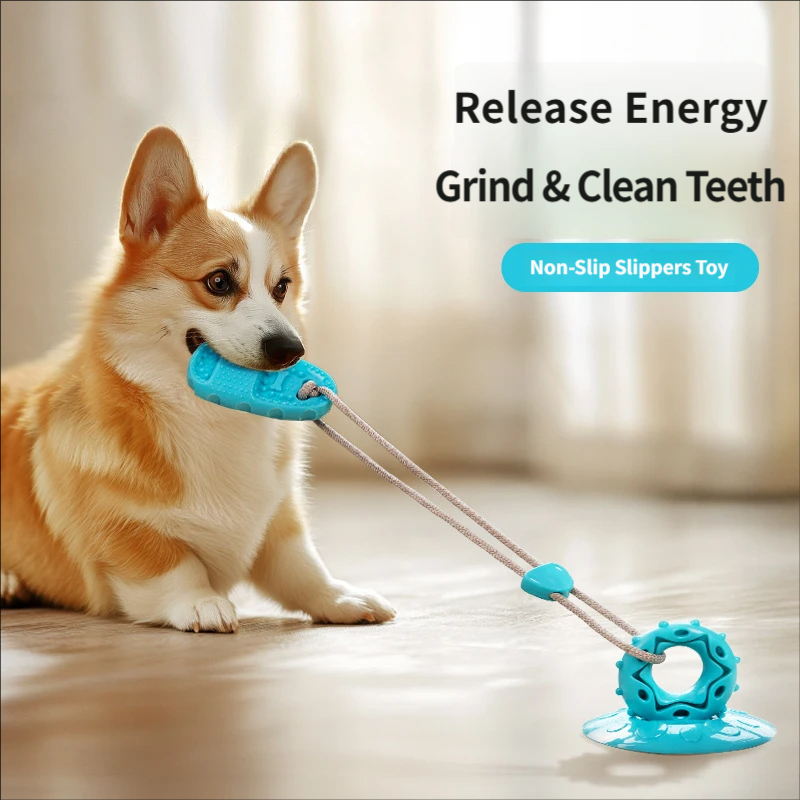 흡착판 강아지 놀이 장난감, 인터랙티브 풀 로프, 치아 - Suction Cup Dog Tug Toy 리뷰 및 가격