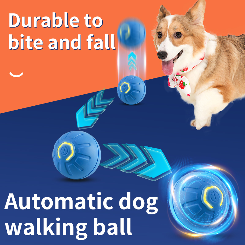자동 이동 강아지 장난감 공 스마트 USB 점핑 회전  - Automatic Moving Dog Ball 리뷰 및 가격